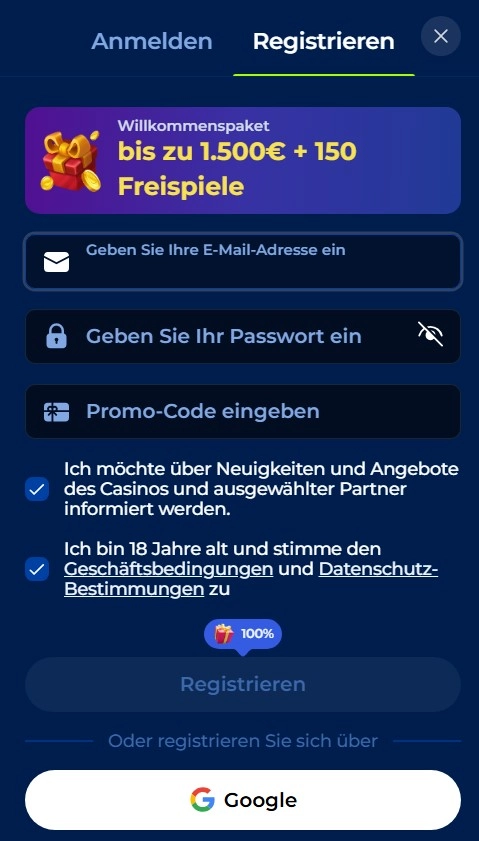 Registrierung
